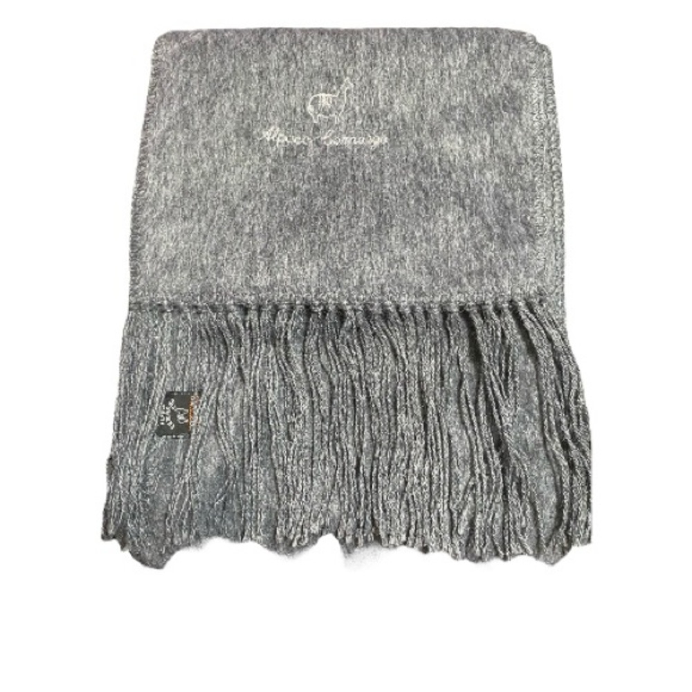 Alpaca Camargo Gray Fringe Women's Scarf